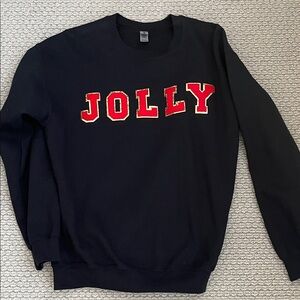 CHRISTMAS VARSITY LETTER SWEATSHIRT